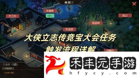 大俠立志傳競(jìng)寶大會(huì)任務(wù)觸發(fā)流程詳解